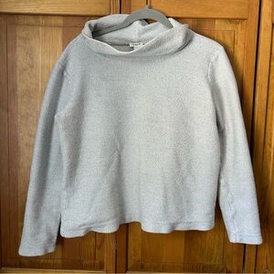J. Crew Light Gray Cowl Neck Sweater